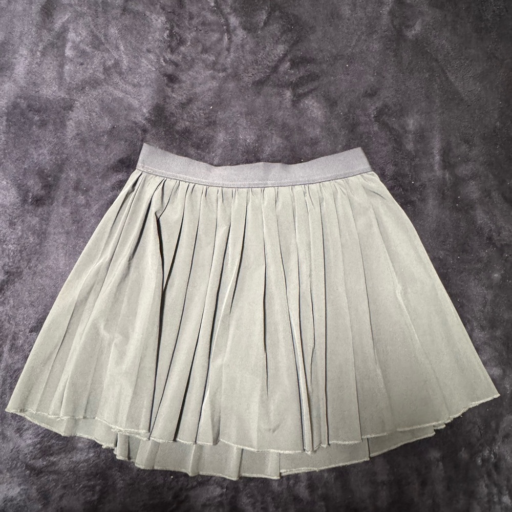 Gilly Hicks Pleated Skater Skirt - blue